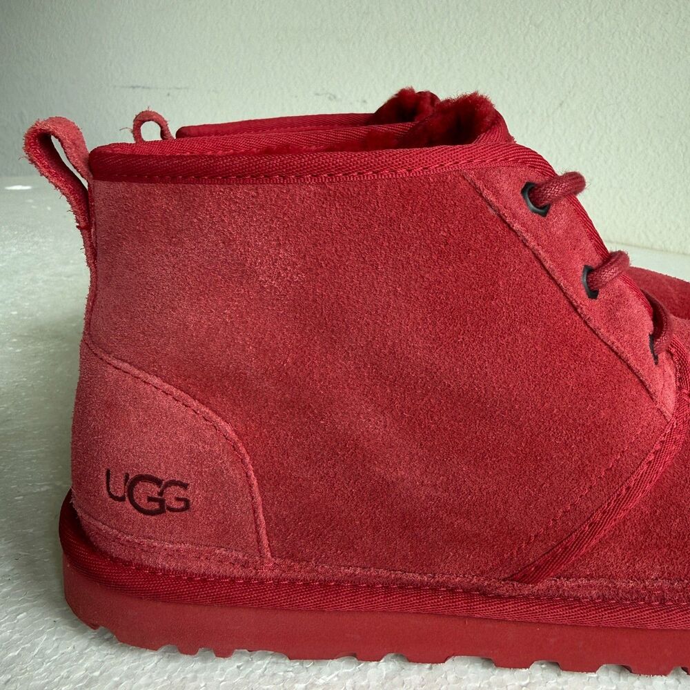 UGG Australia Neumel 3236 Samba Red Chukka Ankle Boots Men's Size 11 -Excellent - Picture 14 of 14